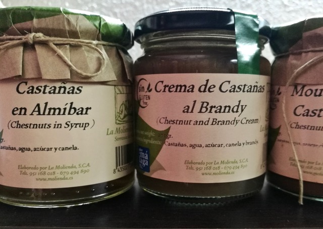 Chestnut products made in La Serranía de Ronda. Photo © Karethe Linaae